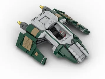 Thumbnail 7 of 7 for Cutlas 9 Sharp Spiral Hutt / Separatist Starfighter ( Saesee Tin )