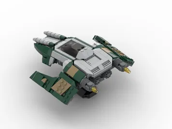 Thumbnail 6 of 7 for Cutlas 9 Sharp Spiral Hutt / Separatist Starfighter ( Saesee Tin )