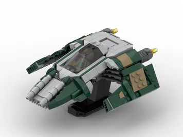 Thumbnail 1 of 7 for Cutlas 9 Sharp Spiral Hutt / Separatist Starfighter ( Saesee Tin )