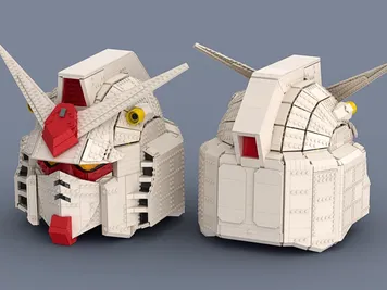 Thumbnail 2 of 3 for Wearable Gundam RX-78-2 Helmet