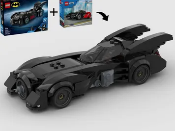 Thumbnail 1 of 10 for 1989 Batmobile - Alternate Build of 76333 Batmobile & 60486 EV Supercar