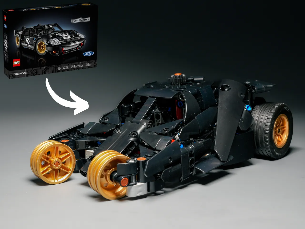 Preview image for Tumbler Batmobile (42223 Alternate Build)