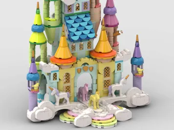 Thumbnail 9 of 10 for Castle In The Sky - Alternate Build of 3 x 31175 Unicorn Castle