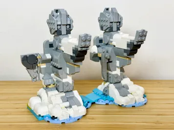 Thumbnail 2 of 10 for The Argonath In Winter - Alternate Build of 2 x 40814 Baby Elephant In The Sky