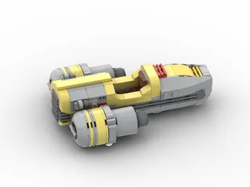 Thumbnail 5 of 5 for (Razor Crest) Vectron Phantom Mount Speeder Bike + BX-RC probe droid SWTOR