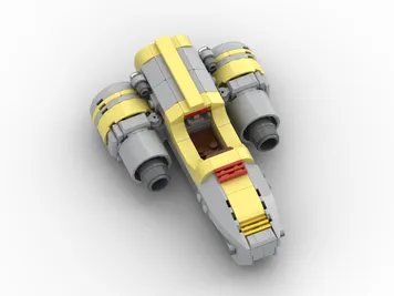 Thumbnail 4 of 5 for (Razor Crest) Vectron Phantom Mount Speeder Bike + BX-RC probe droid SWTOR