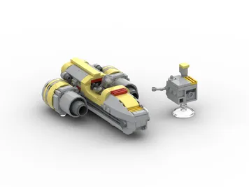 Thumbnail 2 of 5 for (Razor Crest) Vectron Phantom Mount Speeder Bike + BX-RC probe droid SWTOR