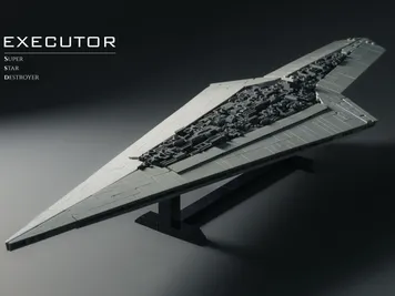 Thumbnail 3 of 8 for Executor Super Star Destroyer (1:29000 scale)