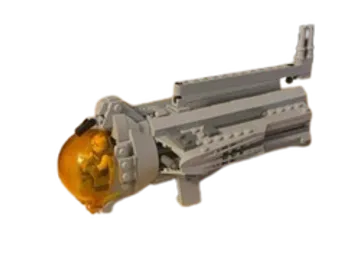 Thumbnail 2 of 6 for Ventress's Ginivex Fanblade Starfighter with Paper wings