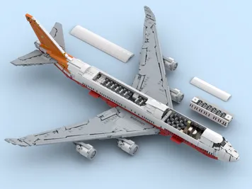 Thumbnail 5 of 8 for  Boeing 747-8I factory livery with full interior