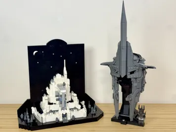 Thumbnail 6 of 10 for Night Falls on Minas Tirith - Alternate Build Of 21066 New York City: The Big Apple