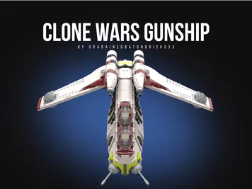 Thumbnail 3 of 3 for Clone Wars Republic Gunship