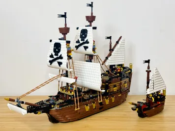 Thumbnail 5 of 10 for Fortune's Revenge - Alternate Build of 2 x 31387 Iconic Pirate Ship