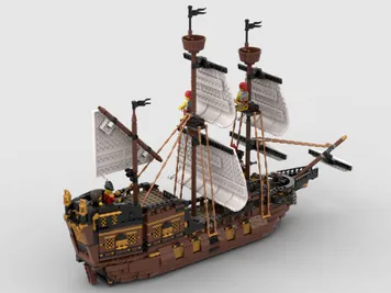 Thumbnail 8 of 10 for Fortune's Revenge - Alternate Build of 2 x 31387 Iconic Pirate Ship