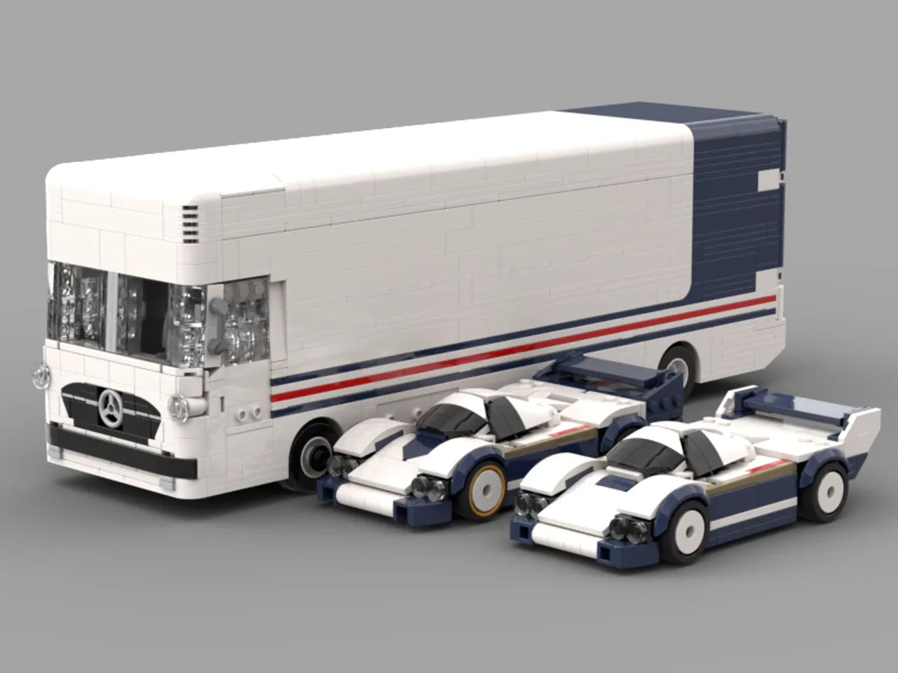 Preview image for Mercedes 0317 Renn-Transporter (With Porsche 956 And Porsche 962C)