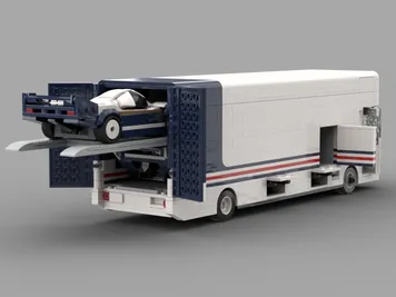 Thumbnail 6 of 9 for Mercedes 0317 Renn-Transporter (With Porsche 956 And Porsche 962C)