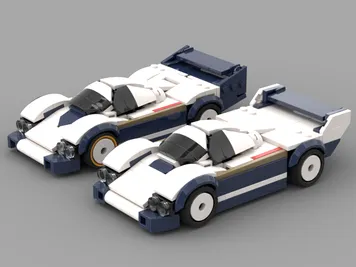 Thumbnail 8 of 9 for Mercedes 0317 Renn-Transporter (With Porsche 956 And Porsche 962C)