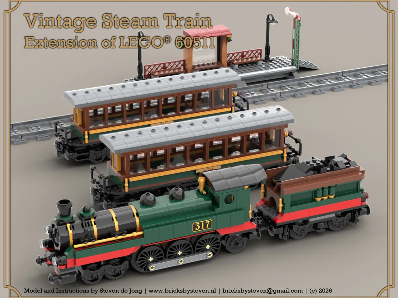 Preview image for Vintage Steam Train (Extension of set 60511)