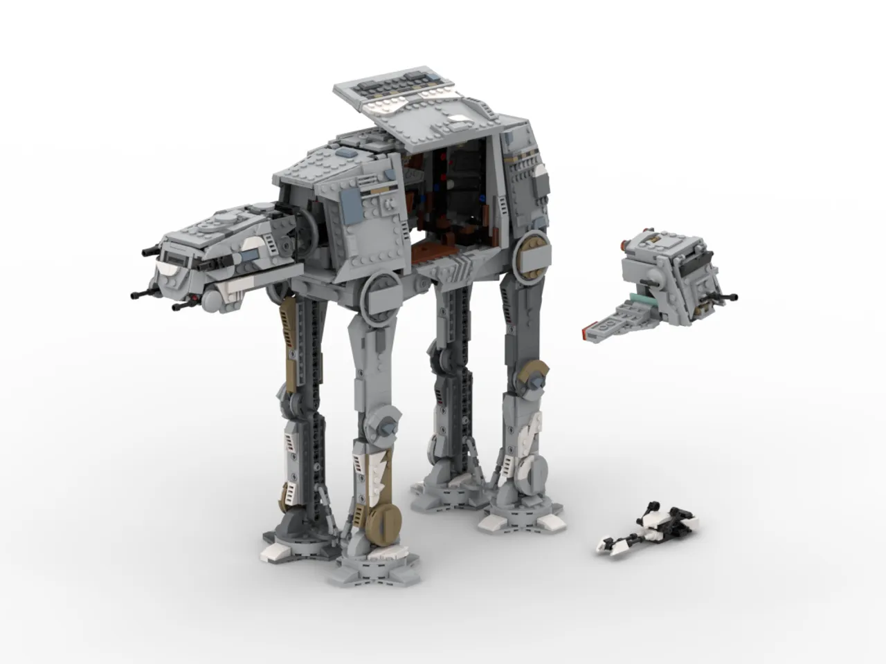 Preview image for Remnant AT-AT Weathering and Accuracy | modification 75454