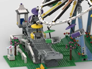 Thumbnail 2 of 5 for Fairground Paratrooper ride (alt build of 10247)