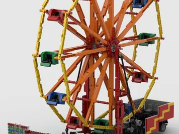 Thumbnail 1 of 10 for Fairground Ferris Wheel