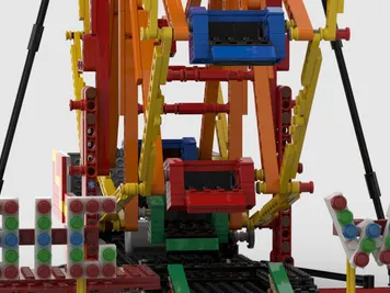 Thumbnail 3 of 10 for Fairground Ferris Wheel
