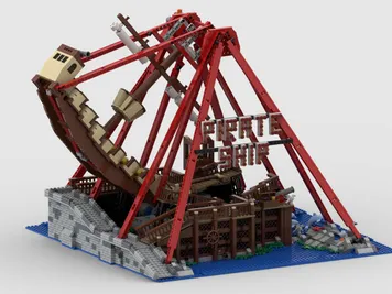 Thumbnail 4 of 9 for ThemePark Pirateship ride