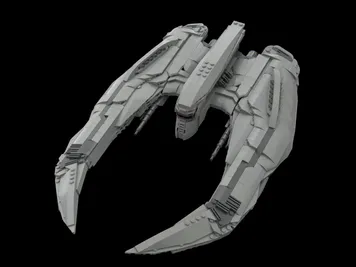Thumbnail 1 of 10 for Battlestar Galactica Cylon Raider