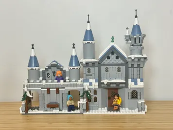 Thumbnail 2 of 10 for Medieval Winter Town Book Nook - Alternate Build of 75645 Battle at Drum Castle