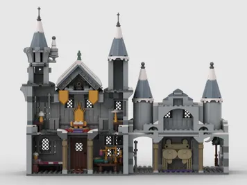 Thumbnail 8 of 10 for Medieval Winter Town Book Nook - Alternate Build of 75645 Battle at Drum Castle