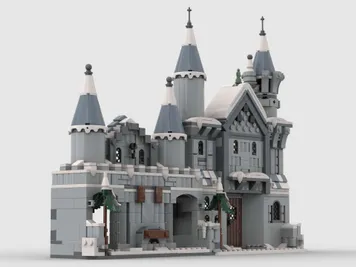Thumbnail 10 of 10 for Medieval Winter Town Book Nook - Alternate Build of 75645 Battle at Drum Castle