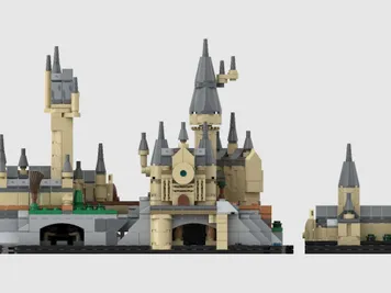 Thumbnail 9 of 10 for Mini Hogwarts Castle: Expanded Edition - Alternate Build of 2 x 40975