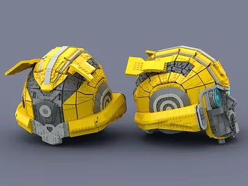 Thumbnail 3 of 3 for Wearable Autobot Bumblebee Helmet