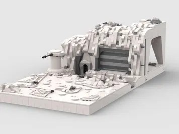 Thumbnail 1 of 10 for Hoth Outpost MOC
